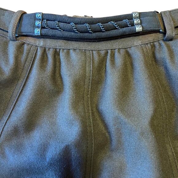 Vintage reine schurwolle riding skirt - Picture 2 of 7